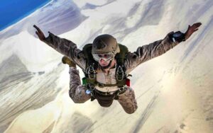 Special Forces Paratroopers Execute Daring Mid-Air Operation